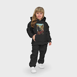 Детский костюм оверсайз Дино Лэнд PUBG, цвет: черный — фото 2