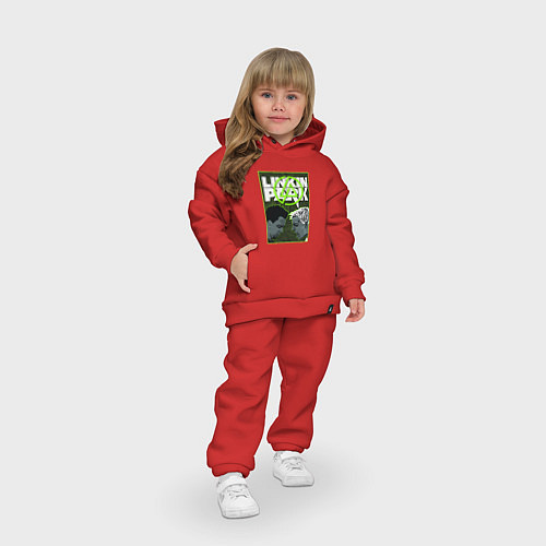 Детский костюм оверсайз LINKIN PARK ЛИНКИН ПАРК Z / Красный – фото 3