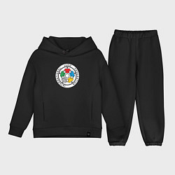 Детский костюм оверсайз Judo Federation, цвет: черный