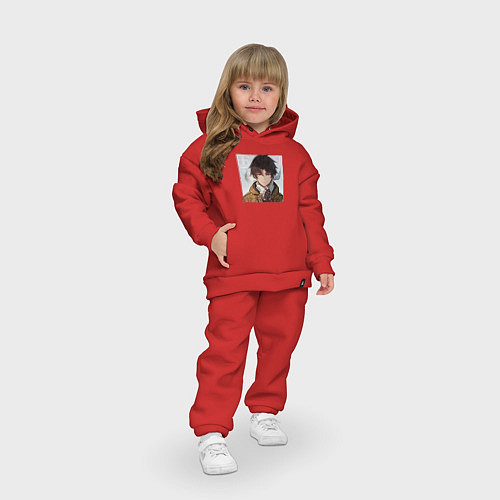 Детский костюм оверсайз EIGHTY SIX / Красный – фото 3
