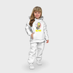 Детский костюм оверсайз Рука с телефоном, цвет: белый — фото 2