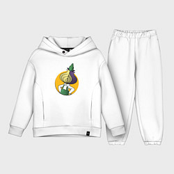 Детский костюм оверсайз Чиполлино Tor, цвет: белый