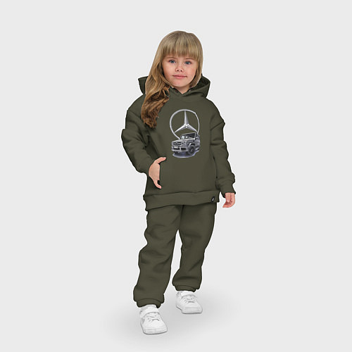 Детский костюм оверсайз Mercedes Gelendwagen G63 AMG G-class G400d / Хаки – фото 3