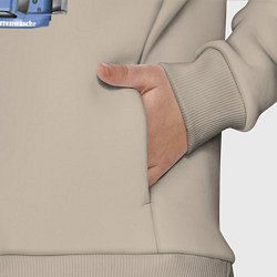 Детский костюм оверсайз BMW Motorsport Retro, Germany, цвет: миндальный — фото 2