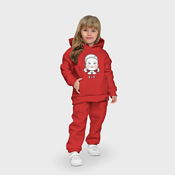 Детский костюм оверсайз Killer - Doll, цвет: красный — фото 2