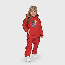 Детский костюм оверсайз Huggy Wuggy Playtime, цвет: красный — фото 2