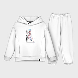 Детский костюм оверсайз Бакскетбол Куроко Тэцуя Куроко, цвет: белый