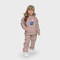 Детский костюм оверсайз NASA NEW YEAR 2022, цвет: пыльно-розовый — фото 2