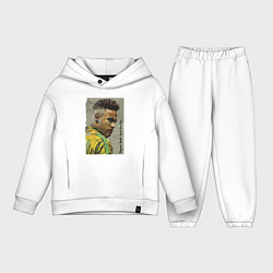 Детский костюм оверсайз Neymar Junior - Brazil national team, цвет: белый