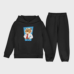 Детский костюм оверсайз Tiger - boss, цвет: черный