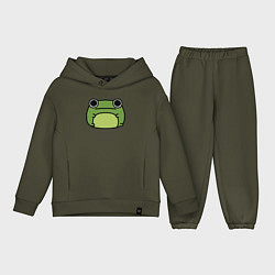Детский костюм оверсайз Frog Lucky, цвет: хаки