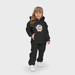 Детский костюм оверсайз Трилайф, цвет: черный — фото 2