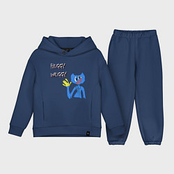 Детский костюм оверсайз Хагги Poppy Playtime, цвет: тёмно-синий