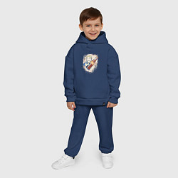 Детский костюм оверсайз Nuka Cola, Fallout, цвет: тёмно-синий — фото 2