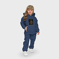 Детский костюм оверсайз ELDEN RING SYMBOL LOGO, цвет: тёмно-синий — фото 2