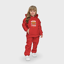 Детский костюм оверсайз АЛЕКСАНДР ЖЕЛЕЗНЫЙ КУЛАК ELDEN RING, цвет: красный — фото 2