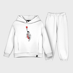 Детский костюм оверсайз Диплом Фредди, цвет: белый