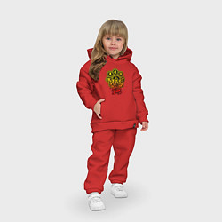 Детский костюм оверсайз Ганеша Мандала, цвет: красный — фото 2