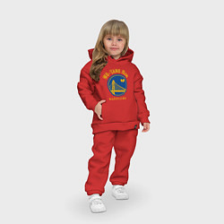 Детский костюм оверсайз Wu - Warriors, цвет: красный — фото 2