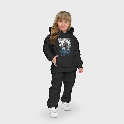 Детский костюм оверсайз Noize MC Портрет / Черный – фото 3