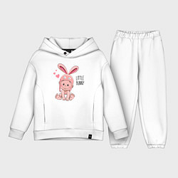 Детский костюм оверсайз Little bunny, цвет: белый