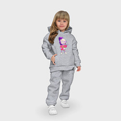 Детский костюм оверсайз Бравлер Эмз на стиле Бренды Бравл Старс, цвет: меланж — фото 2