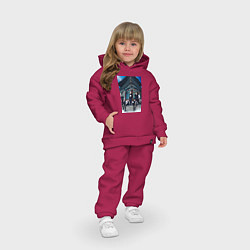 Детский костюм оверсайз Stray Kids Thunderous, цвет: маджента — фото 2