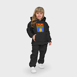 Детский костюм оверсайз Герб Волгограда, цвет: черный — фото 2