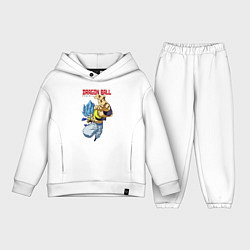 Детский костюм оверсайз Dragon Ball - Бросок, цвет: белый