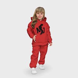Детский костюм оверсайз MJ Music, цвет: красный — фото 2
