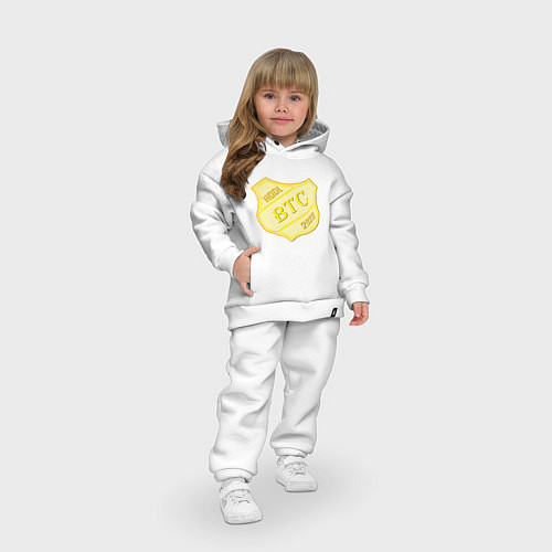 Детский костюм оверсайз Bitcoin 2023 / Белый – фото 3