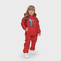 Детский костюм оверсайз Lumpy trap, цвет: красный — фото 2