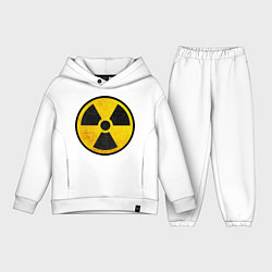 Детский костюм оверсайз Atomic Nuclear, цвет: белый
