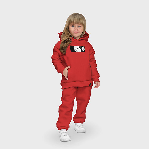 Детский костюм оверсайз Почита человек-бензопила / Красный – фото 3