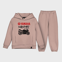 Детский костюм оверсайз Yamaha - motorsport, цвет: пыльно-розовый