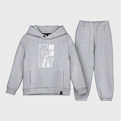 Детский костюм оверсайз Аянами рей из аниме евангелион, цвет: меланж