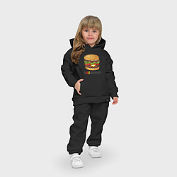 Детский костюм оверсайз VAGBURGER, цвет: черный — фото 2