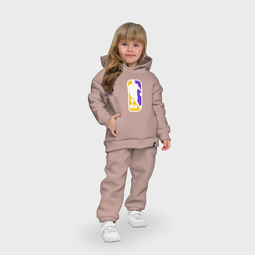 Детский костюм оверсайз NBA Kobe Bryant / Пыльно-розовый – фото 3