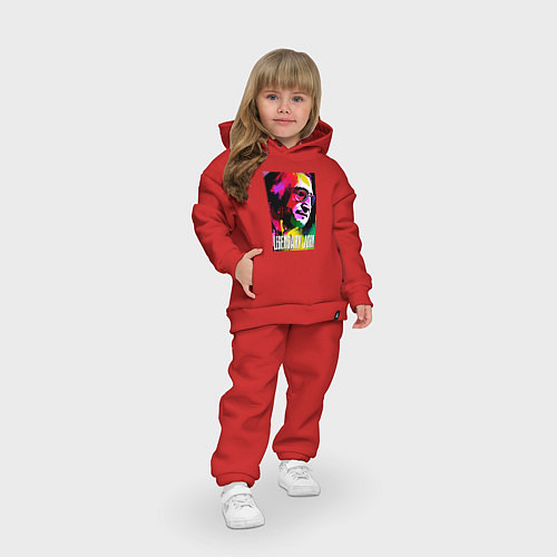 Детский костюм оверсайз Legendary John - The Beatles / Красный – фото 3