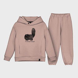 Детский костюм оверсайз Кот, который всегда голодный - мем