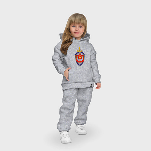 Детский костюм оверсайз ВЧК КГБ / Меланж – фото 3