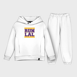 Детский костюм оверсайз Run Lakers, цвет: белый