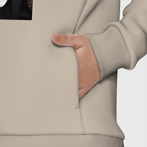 Детский костюм оверсайз Уэнсдей А / Миндальный – фото 3