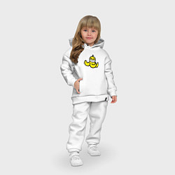 Детский костюм оверсайз Банановая кожура Спрей Бравл старс, цвет: белый — фото 2