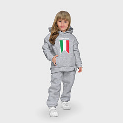 Детский костюм оверсайз Италия чемпион, цвет: меланж — фото 2