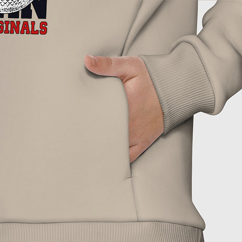 Детский костюм оверсайз Authentic sneakers / Миндальный – фото 3