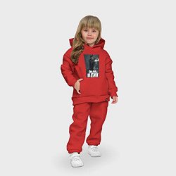Детский костюм оверсайз Алан Вейк за стеклом, цвет: красный — фото 2