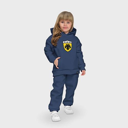 Детский костюм оверсайз Футбольный клуб AEK / Тёмно-синий – фото 3