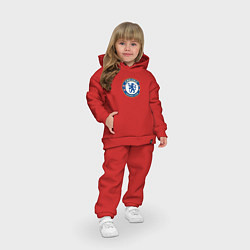 Детский костюм оверсайз Chelsea fc sport, цвет: красный — фото 2
