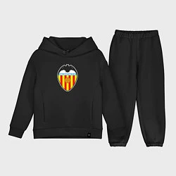 Детский костюм оверсайз Valencia fc sport, цвет: черный